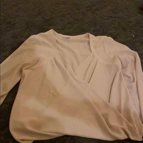 Naked Zebra Tops - Naked Zebra Tan Flowy Blouse